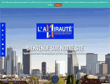 Tablet Screenshot of lamiraute-immobilier.com